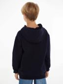 Tommy Hilfiger-Boys Navy Logo Hooded Top