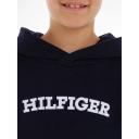 Tommy Hilfiger-Boys Navy Logo Hooded Top