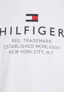 Tommy Hilfiger Boys White Logo Cotton T-Shirt