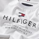 Tommy Hilfiger Boys White Logo Cotton T-Shirt