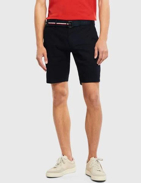 Tommy Hilfiger Brooklyn Regular Fit Twill Shorts in Navy 32
