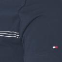 Tommy Hilfiger Chest Corp Stripe Logo T-Shirt in Navy