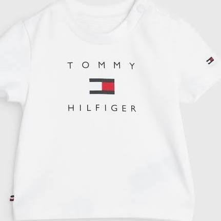 Tommy Hilfiger Core Essential Baby's Short Sleeve T-Shirt - White