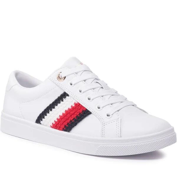 Tommy Hilfiger Corporate Cupsole White Trainers
