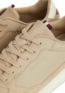 Tommy Hilfiger Elevated Cupsole Leather Mix Sneaker in Beige 41