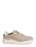 Tommy Hilfiger Elevated Cupsole Leather Mix Sneaker in Beige 41