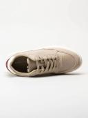 Tommy Hilfiger Elevated Cupsole Leather Mix Sneaker in Beige 45