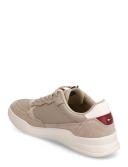 Tommy Hilfiger Elevated Cupsole Leather Mix Sneaker in Beige 45