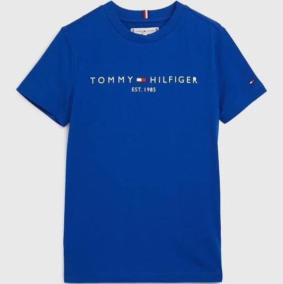Tommy Hilfiger Essential Short Sleeve T-Shirt Blue 12 Years Girl