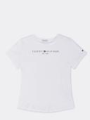 Tommy Hilfiger Essential Short Sleeve T-Shirt White 16 Years Girl