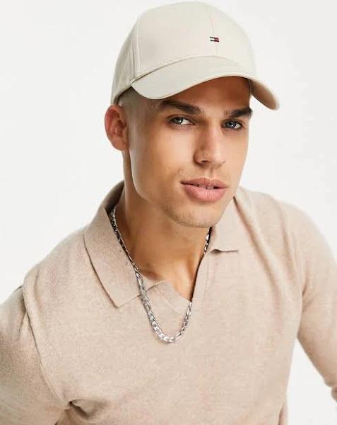 Tommy Hilfiger Flag Cap in Beige One Size