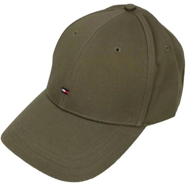 Tommy Hilfiger Flag Cotton 6 Panel Cap Green Man