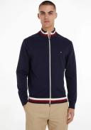 Tommy Hilfiger Global Detail Through Full Zip Sweater Blue 2XL Man