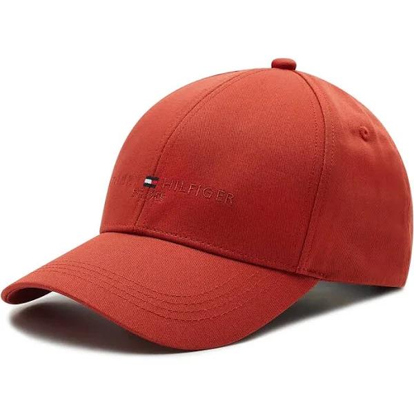 Tommy Hilfiger Horizon Cap in Red One Size