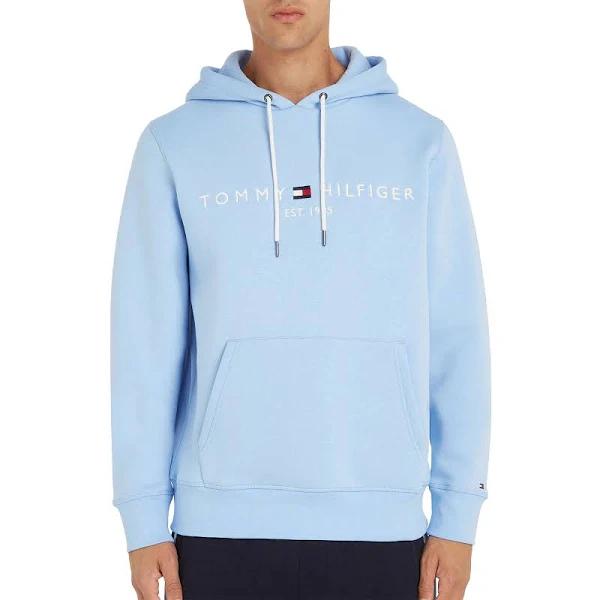 Tommy Hilfiger Logo Hoodie Blue