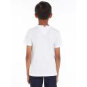 Tommy Hilfiger Logo Short Sleeve T-Shirt White 14 Years Boy