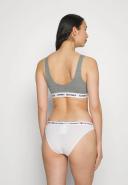 Tommy Hilfiger Logo Underband Bralette Grey L Woman