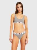Tommy Hilfiger Logo Underband Bralette Grey M Woman