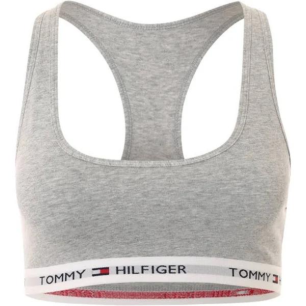 Tommy Hilfiger Logo Underband Bralette Grey XS Woman