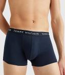 Tommy Hilfiger Logo Waistband Trunks 3-Pack in Multi Assorted S