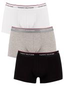 Tommy Hilfiger Low Rise Boxer 3 Units Grey 2XL Man
