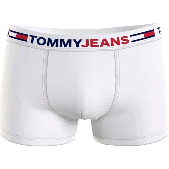 Tommy Hilfiger Men's 100% Cotton Boxer Briefs 3 Pack - White