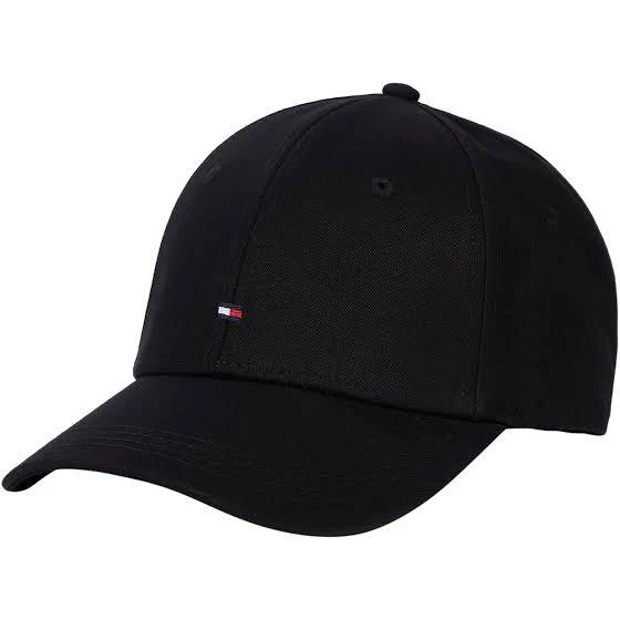 Tommy Hilfiger - Men's Black Caps - Elevated Corporate Cap - Size One Size at The Iconic