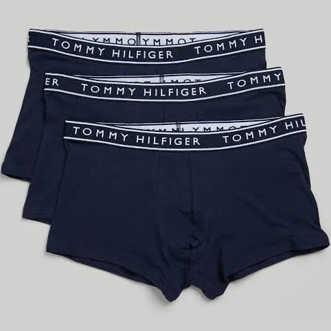 Tommy Hilfiger Men's Cotton Stretch Trunks 3-Pack - Navy Size Large - AfterPay & zipPay Available