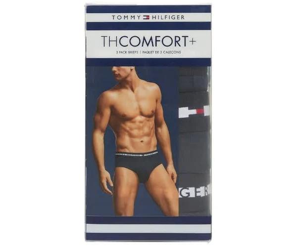 Tommy Hilfiger Men's Th Comfort+ Briefs Underwear 3 Pack - Dark Navy