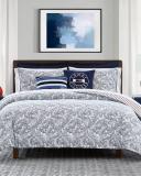 Tommy Hilfiger Novelty Print Sheet Set Double Bed White DB