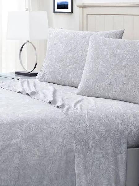 Tommy Hilfiger Novelty Print Sheet Set Double Bed White DB