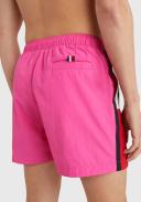 Tommy Hilfiger Side Flag Swim Shorts Pink White Red - L