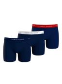 Tommy Hilfiger Signature Boxer Shorts Black Red White (3 Pack) - M