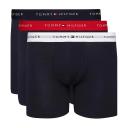 Tommy Hilfiger Signature Boxer Shorts Black Red White (3 Pack) - S