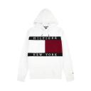 Tommy Hilfiger Structure Flag Hoody in White XS