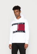 Tommy Hilfiger Structure Flag Hoody in White XS