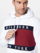 Tommy Hilfiger Structure Flag Hoody in White XS