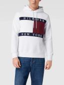 Tommy Hilfiger Structure Flag Hoody in White XXL