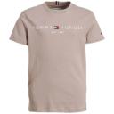 Tommy Hilfiger Teen Beige Cotton Logo T-Shirt