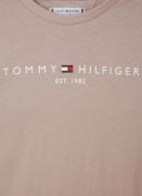 Tommy Hilfiger Teen Beige Cotton Logo T-Shirt