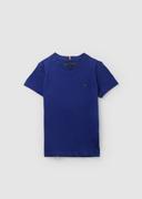 Tommy Hilfiger Teen Boys Blue Cotton Logo T-Shirt