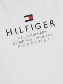 Tommy Hilfiger Teen Boys White Cotton Logo T-Shirt