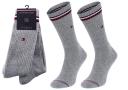 Tommy Hilfiger Two Pack Iconic Socks Grey