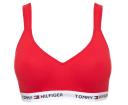 Tommy Hilfiger Women's Classic Cotton Light Lift Bralette - Apple Red