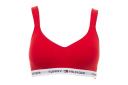 Tommy Hilfiger Women's Classic Cotton Light Lift Bralette - Apple Red