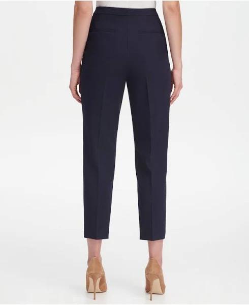 Tommy Hilfiger Women's Dress Pant Midnight Pleated Crop Pants 16