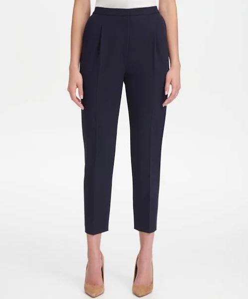 Tommy Hilfiger Women's Dress Pant Midnight Pleated Crop Pants 6