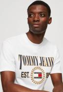 Tommy Jeans Luxe Logo T-Shirt in White