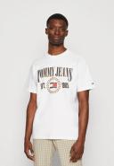 Tommy Jeans Luxe Logo T-Shirt in White