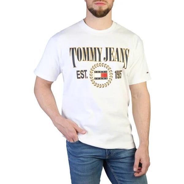 Tommy Jeans Luxe Logo T-Shirt in White